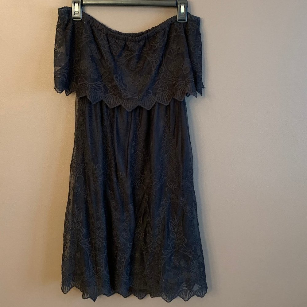 Black Strapless Dress